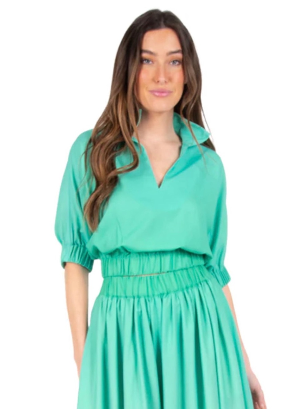 Emily McCarthy Mint Mist Top